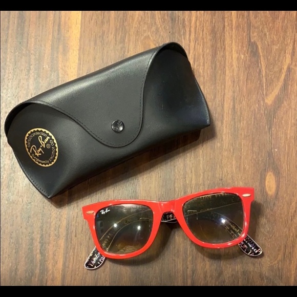 ❤️RAYBAN RED SPECIAL SERIES MODEL 2140 50MM LENS, EXCELLENT CONDITION WI… - Picture 3 of 7